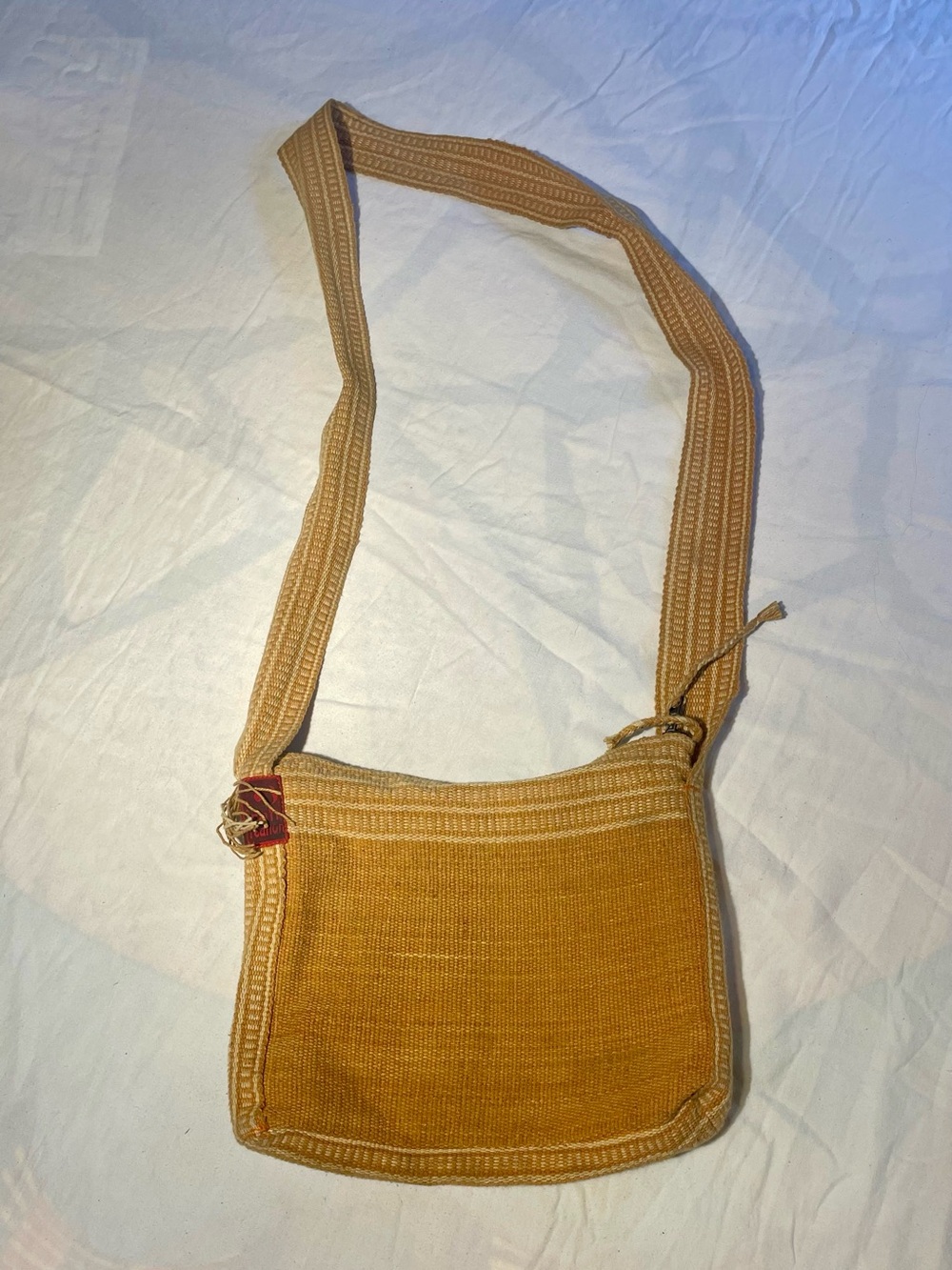 Casual Mustard Yellow Crossbody Shoulder Bag - Women's